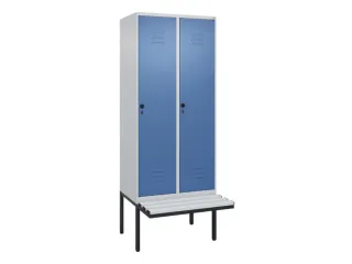locker voor scheiding van kleding,HxBxD 2120x800x815mm,2vak - 1