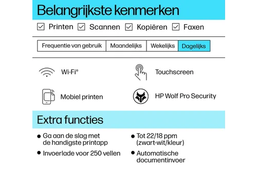 Multifunctional inktjetprinter HP Officejet 9120E
