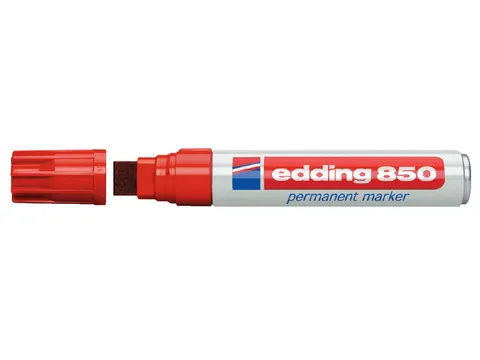 Viltstift edding 850 blok 5-16mm rood