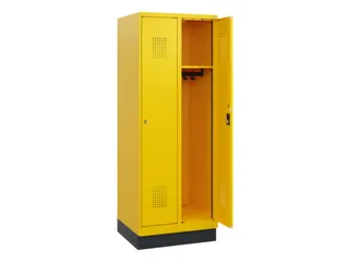 schoollocker,HxBxD 1630x600x500mm,2vak,vak B 300mm,cil.-slot,sokkel - 1
