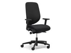 Giroflex Bureaustoel 353 met automatic-move mechanisme Zwart