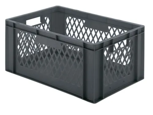 Euronorm-Stapelbak 61l H X L X B 320x600x400mm Grijs