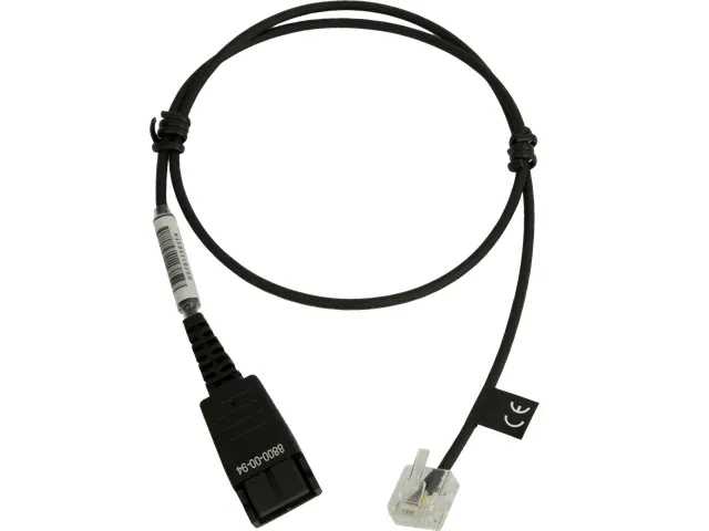 Jabra 8800-00-94, Kabel, Transparant, Zwart