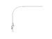 Bureaulamp MAUL Pirro LED dimbaar tafelklem Wit
