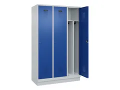 locker voor scheiding van kleding,HxBxD 1950x1200x500mm,3vak