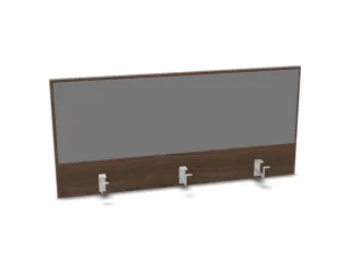 opzetpaneel bureau aanbouw achter NV bruin hickory BN8078-grijs 1200mm - 1