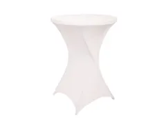 Statafelrok Wit ⌀ 80cm