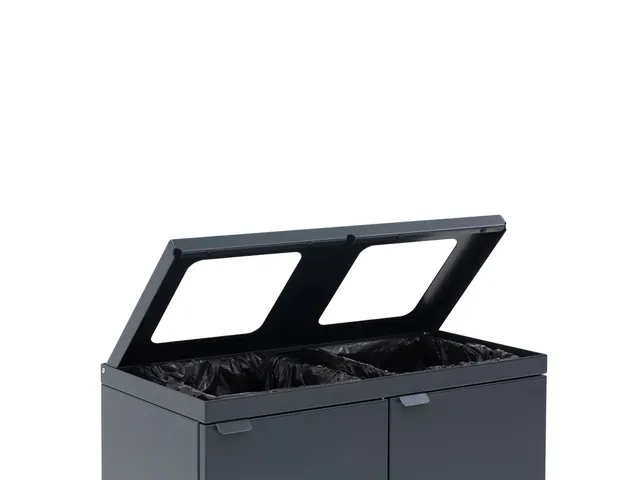 Bica 867 Afvalscheidingsunit 2x65 Liter Antraciet