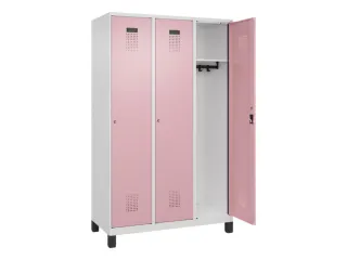locker,HxBxD 1950x1200x500mm,3vak,vak B 400mm,cil.-slot,voeten - 2