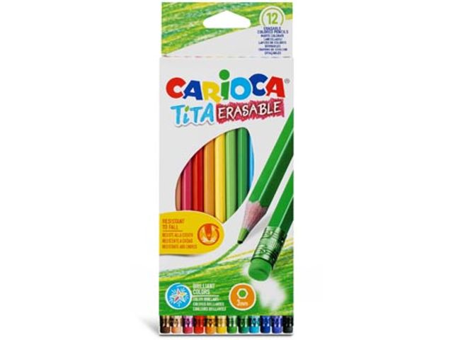 Carioca crayon de couleur Tita, 6 pièces en étui cartonné on