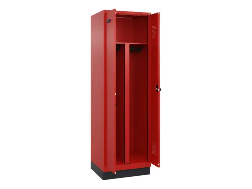PBM-locker,HxBxD 1950x600x500mm,2vak,vak B 300mm,draaigrendel