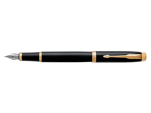 Vulpen Parker IM Black Lacquer GT Finish Fijn Blauwe inkt
