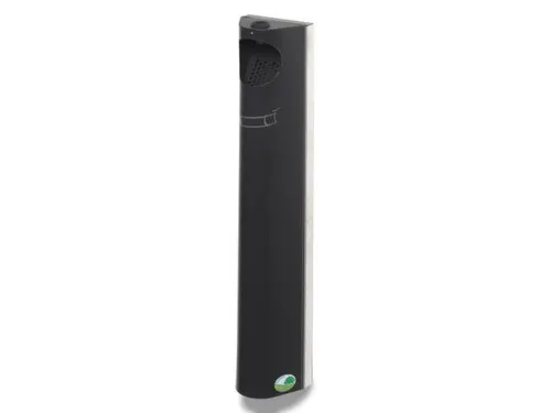 Wandasbak 3.5 liter 550x110x85mm Ral7021 Antraciet Slot Staal