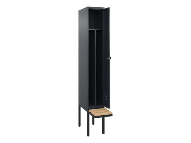 locker voor scheiding van kleding,HxBxD 2120x300x815mm,1vak