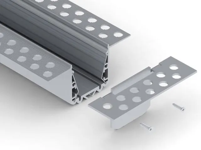 Embout Pour profilé DE Plaque DE plâtre RPL35US, Sans Trou DE câble