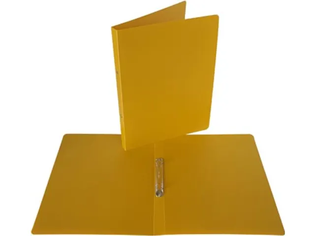 Nature ringmap voor A4 PP 2 ringen 16 mm mosterdgeel