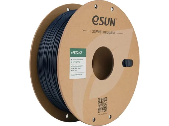 eSUN 3D Printer Filament ePETG-CF 1 75mm Deep Blue 1kg