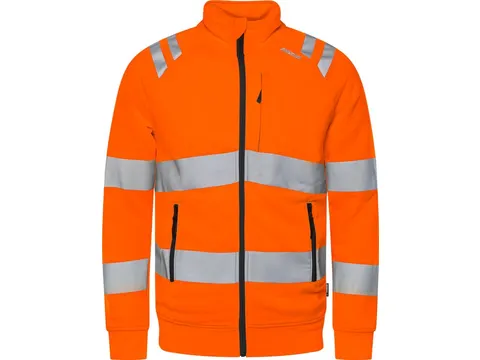 Fristads 7863 GPSW sweatvest, fluo oranje, maat XL, per stuk