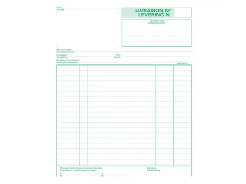 Exacompta Leveringen 21x18 Cm Tweetalig Tripli (3 X 50 Vel)