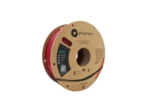 TPU95-HF 1,75mm HIGH SPEED transparant rood 1kg PolyFlex 3d Filament