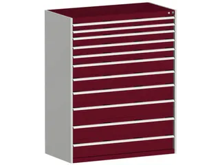ladekast,HxBxD 1600x1300x750mm,11lade(n),lade voor normale belastingen - 2