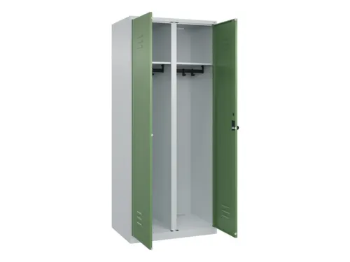 locker voor scheiding van kleding,HxBxD 1850x800x500mm,2vak