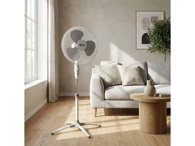 INB-VP503 BIMAR PEDESTAL FAN 40cm WHITE