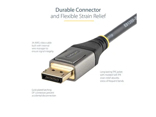 5 Meter VESA Gecertificeerde DisplayPort 1.4 Kabel