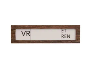 Premium Schuifbord Donker Houtlook Wit Niet Storen 150x40mm - 2