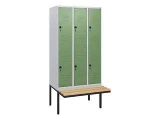Dubbeldekse dekenkist,HxBxD 1950x900x815mm,3x2vak.,vak B 300mm - 1