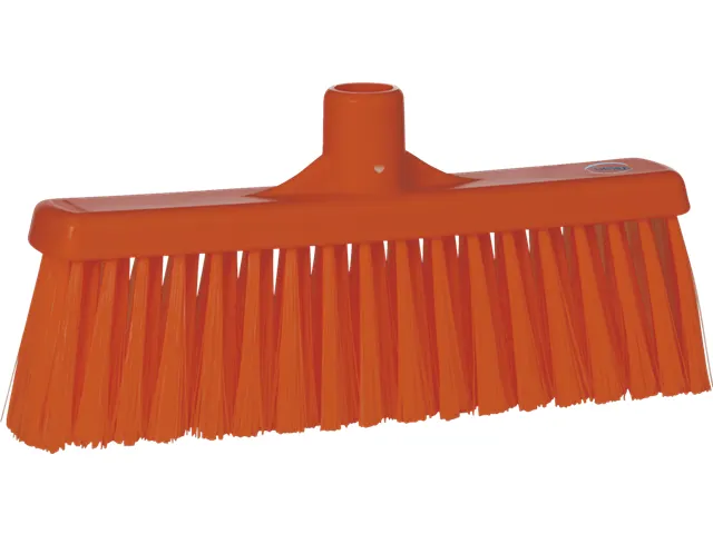 Hygiene 3166-7 veger met rechte nek medium vezels oranje 310mm