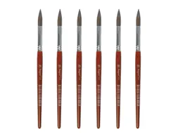 Penseel Kangaro Serie 120 rond Nr. 20 geitenhaar doos 6 stuks