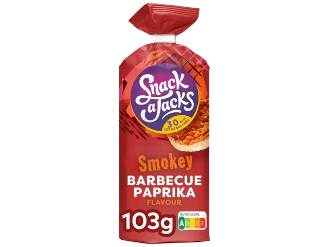 Galette de riz Snack-a-Jacks BBQ Paprika paquet 103g