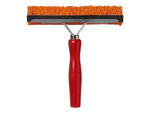 Raamtrekker ProPlus met houten steel 145mm rood