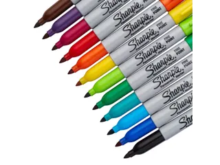 Viltstift Sharpie Fijne Punt permanente markers Blister à 12 kleuren - 10