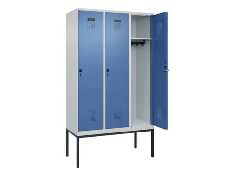 locker,HxBxD 2120x1200x500mm,3vak,vak B 400mm,draaigrendel