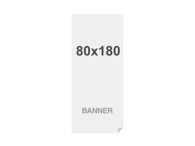 Print voor Banner 80x180cm 220g/m2 Multi Layer materiaal