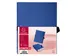 Map uitrekbare rug papier donkerblauw 5 stuks