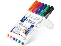 whiteboard pen Lumocolor Pen 1mm rond assorti