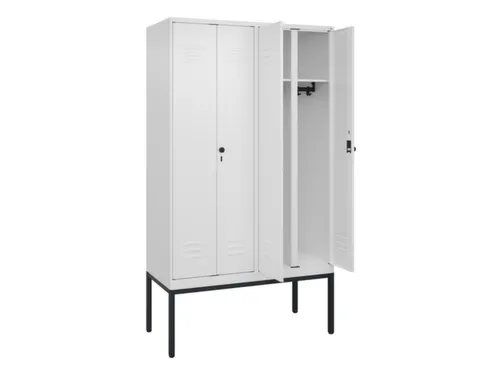 locker voor scheiding van kleding,HxBxD 2120x1200x500mm,4vak