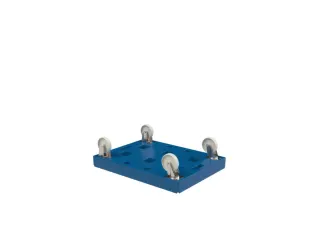 dolly,draagverm. 300kg,laadvl. LxB 814x612mm,platform doorbroken - 2