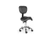 Tabouret selle de cheval sans anneau repose-pieds, avec dos, piston ba