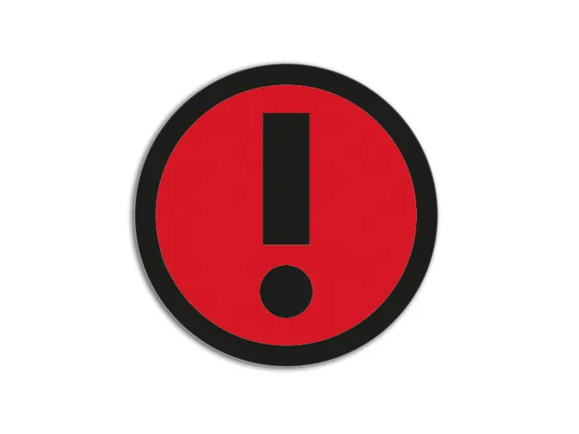 Impressiemagneetfolie Info Rood Ø50mm x 0,85mm