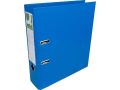 Classeur à levier A4 PP 80mm bleu