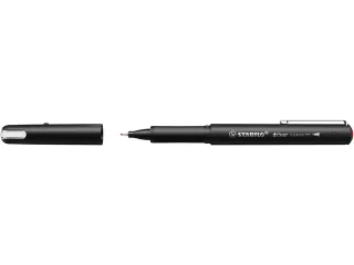 Fineliner STABILO dr!ver Fijne punt 0.4 mm Rood - 5