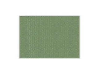 Placemat IEZZY hexagon groen 6 stuks - 1