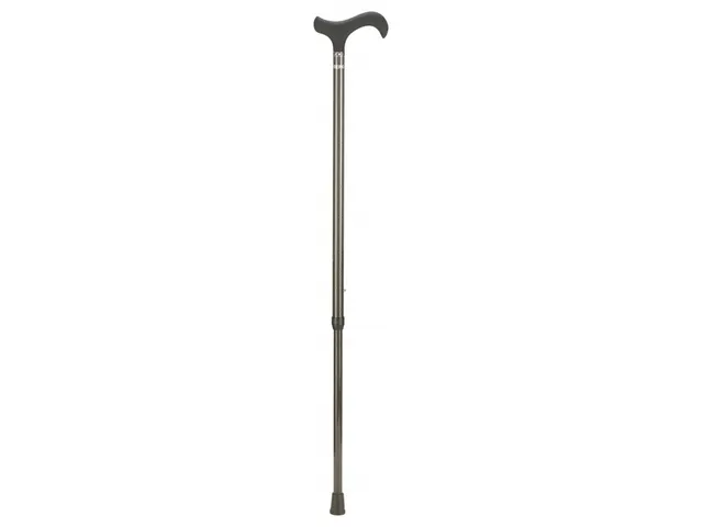 Wandelstok Able2 carbon soft derby handvat zwart