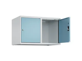 opzetkast,v. locker,2vak.,vak B 400mm,HxBxD 500x800x500mm,cilinderslot - 1