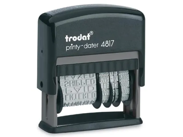 Datumstempel+Tekst Printy 3,8m Franstalig