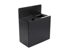V-Part Wandafvalscheidingsunit 2 x 15 Liter Mat Zwart